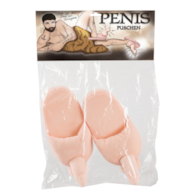 Kapcie - penis cieliste