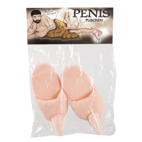 Kapcie - penis cieliste