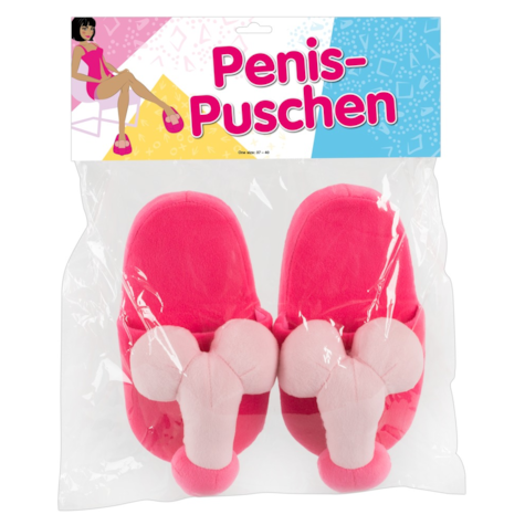 Kapcie - Penis różowe
