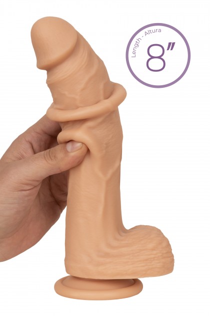S Pleasures Realistic - DAVID 8" - Flesh