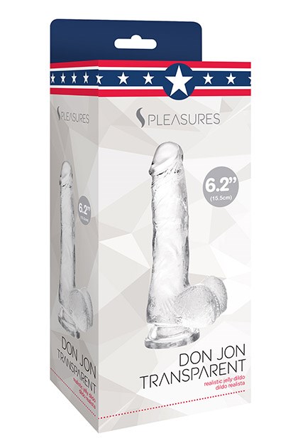 S Pleasures - Jelly Dildo Transparent M