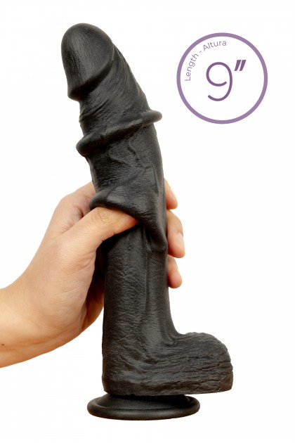 S Pleasures Realistic - DAVID 9" - Black