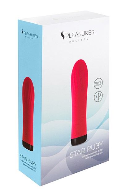 S Pleasures Bullets - S PLEASURES BULLET - STAR RUBY