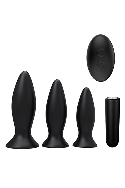 S Pleasures Premium Triplicity Plugs Kit Black — zdjęcie 2