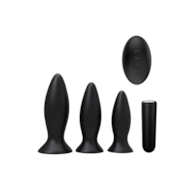 S Pleasures Premium Triplicity Plugs Kit Black