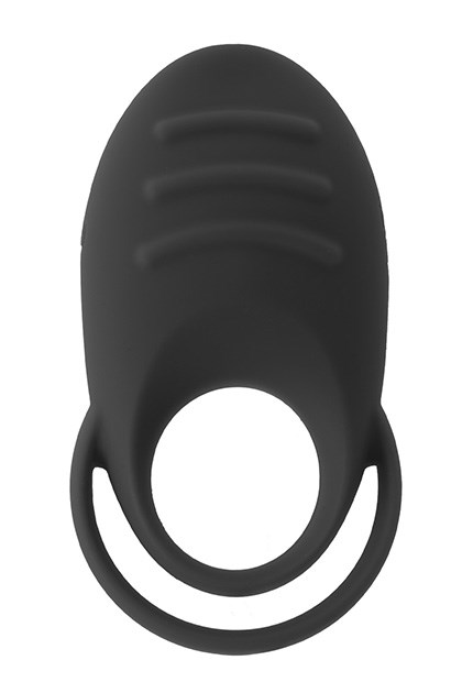 DUAL COCK RING - BLACK — zdjęcie 3