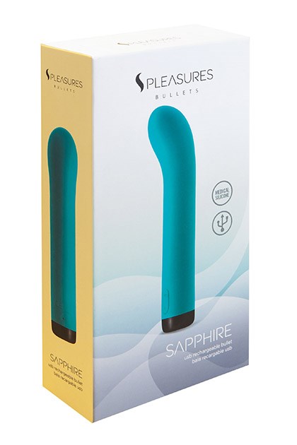 S Pleasures Bullets - S PLEASURES BULLET - SAPPHIRE