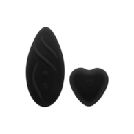 S Pleasures Premium Panty Vibe Sweetheart External Massager Black
