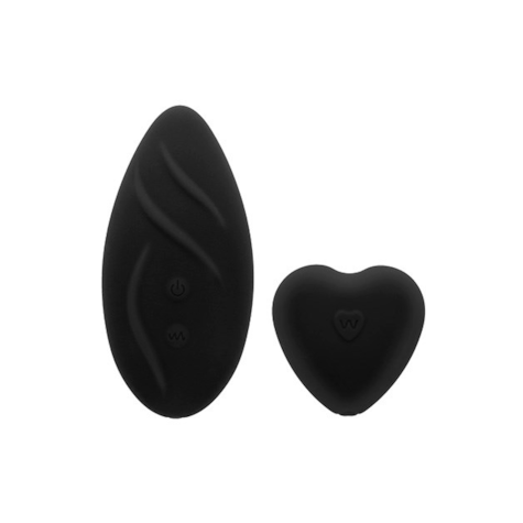 S Pleasures Premium Panty Vibe Sweetheart External Massager Black