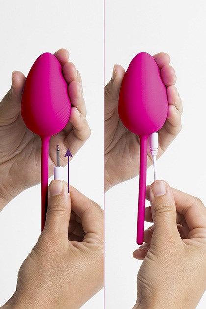 EGG VIBRATOR ODETTE - Cerise — zdjęcie 4