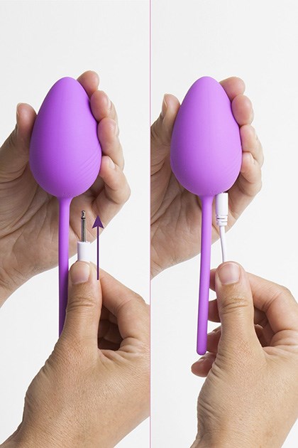 EGG VIBRATOR ODETTE - Candy Violet — zdjęcie 4