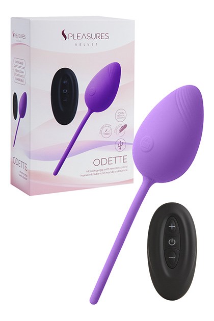 S Pleasures Velvet - EGG VIBRATOR ODETTE - Candy Violet