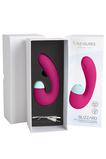 Wibrator plus stymulator łechtaczki pulsator powietrzny — zdjęcie 4