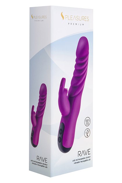 S Pleasures Premium Line - S Pleasures Premium Rave Vibrator Frambuesa