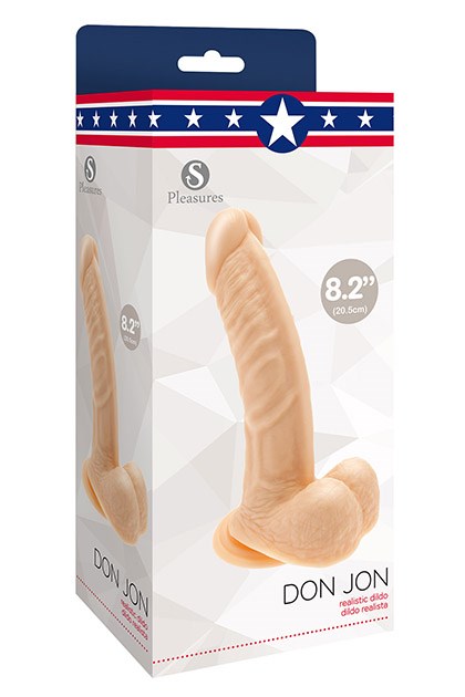 S Pleasures - Don Jon Realistic Dildo 8.2' / 20.5 cm