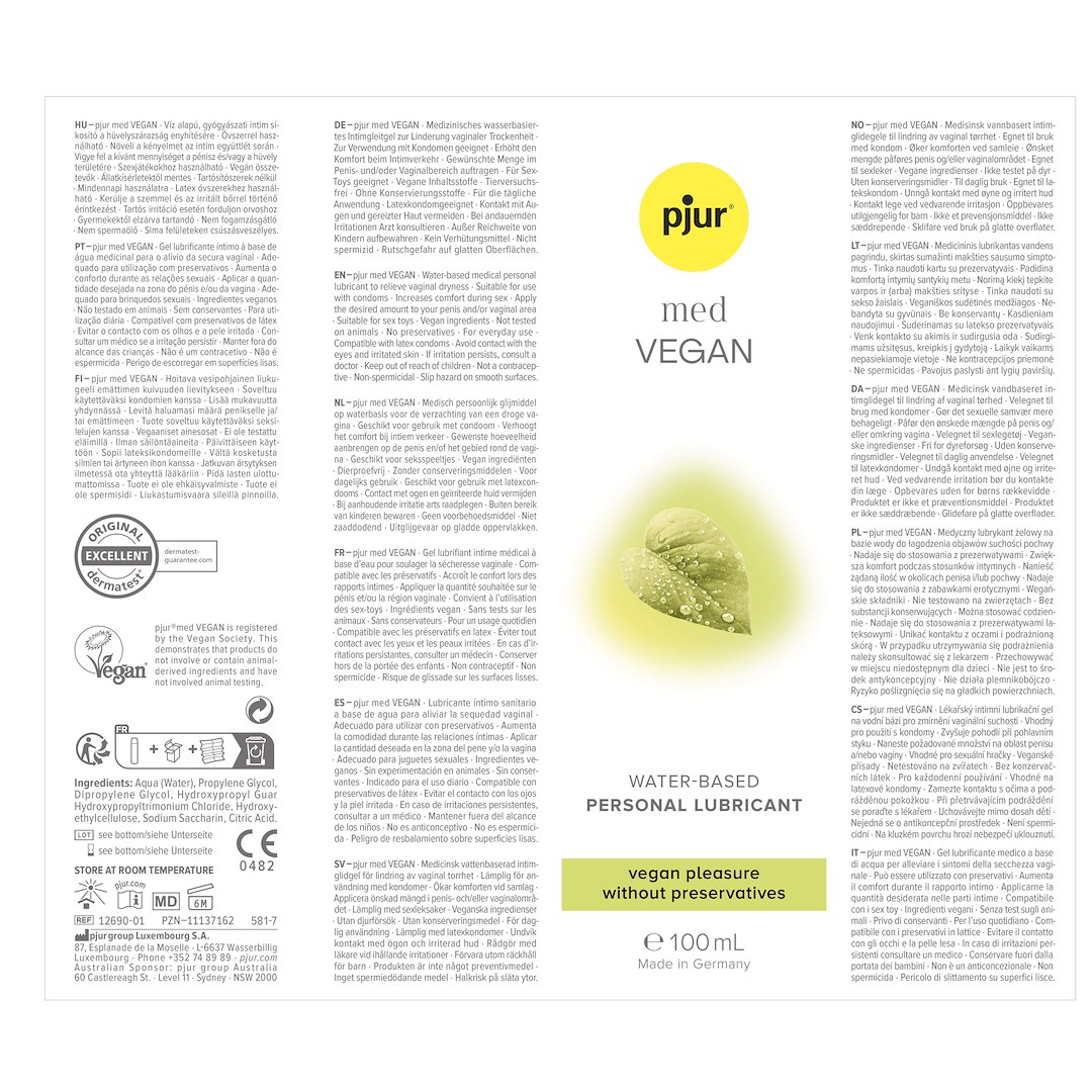 pjur MED Vegan glide 100ml — zdjęcie 4