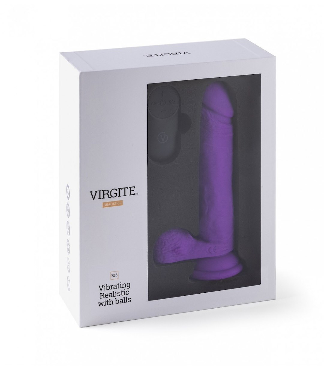 VIRGITE - REALISTICS - REALISTIC VIBRATOR "R16" PURPLE 16 CM
W/
