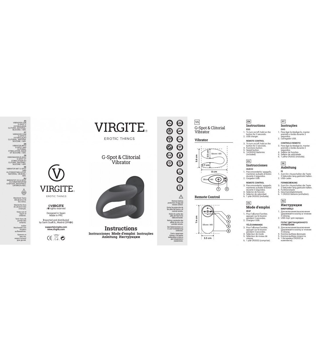 G-SPOT & CLITORIAL VIBRATOR E12 BLUE — zdjęcie 2