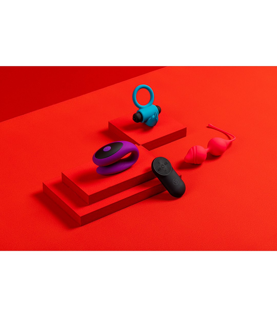E9 BLUE RECHARGEABLE VIBRATING RING — zdjęcie 2