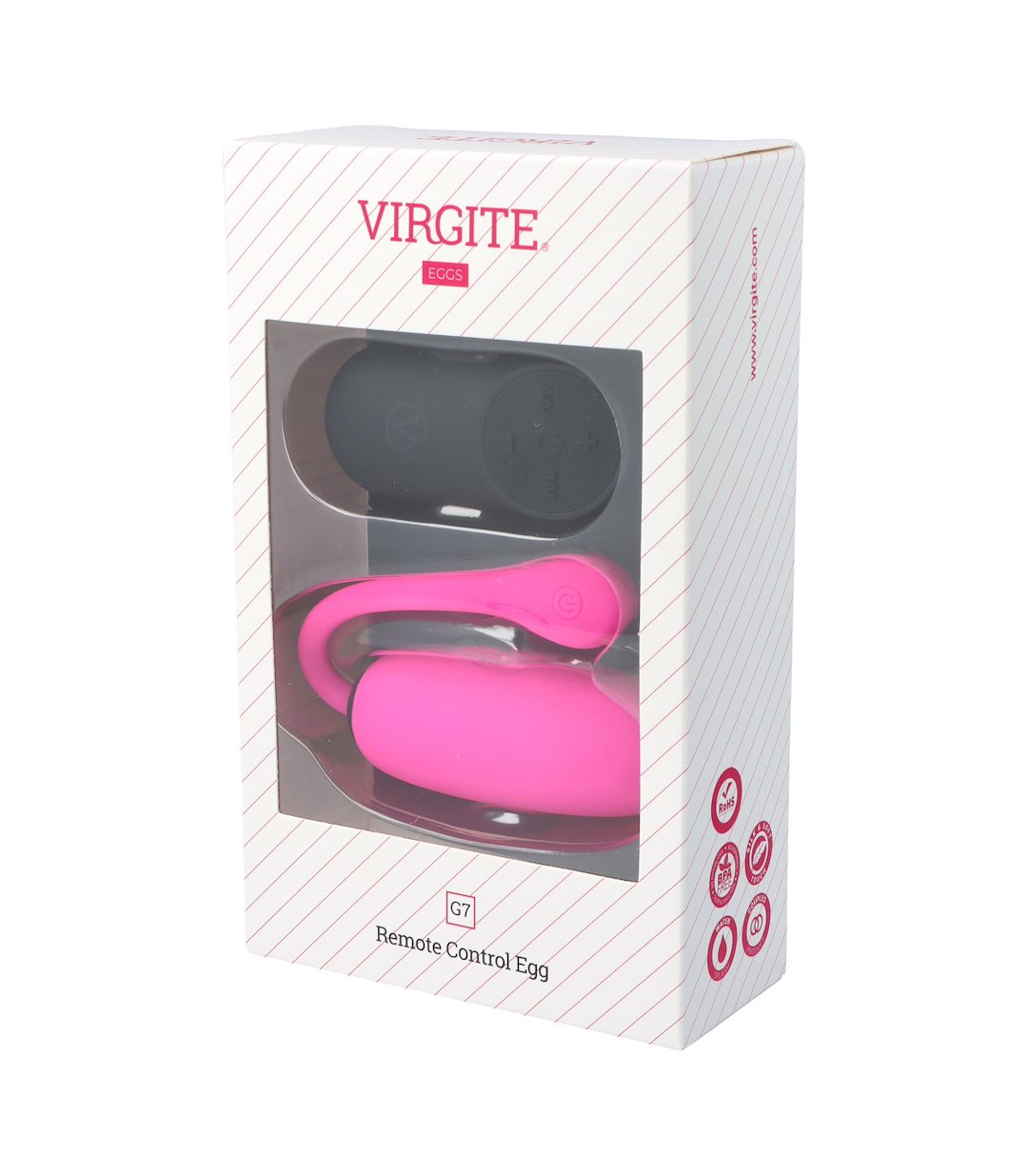 G7 RECHARGEABLE PINK VIBRATING EGG — zdjęcie 2