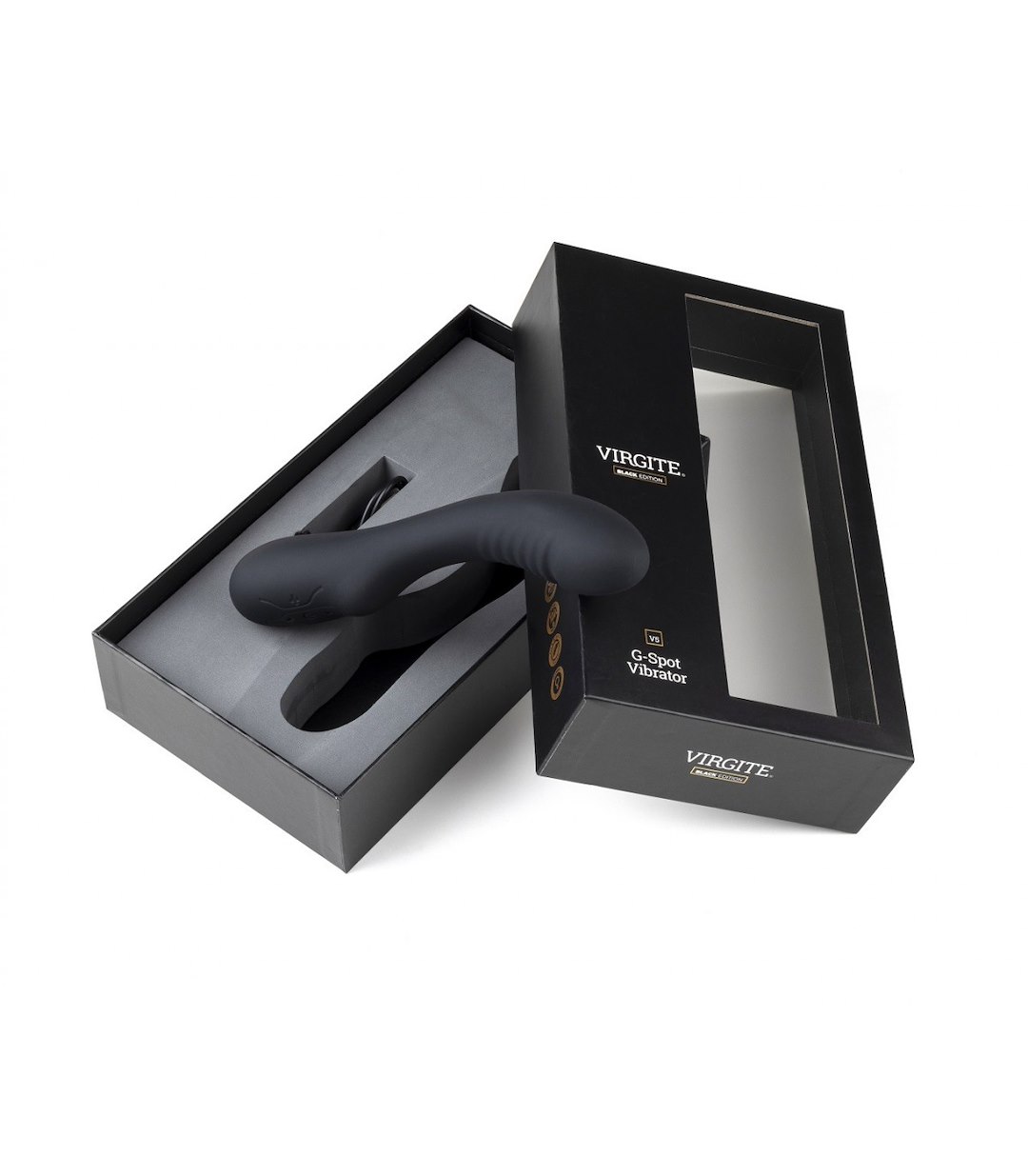 V5 BLACK EDITION RECHARGEABLE VIBRATOR — zdjęcie 2