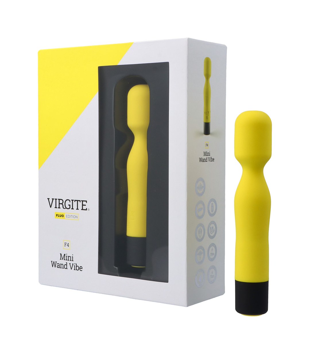 F4 FLUO SILICONE RECHARGEABLE VIBRATOR — zdjęcie 2
