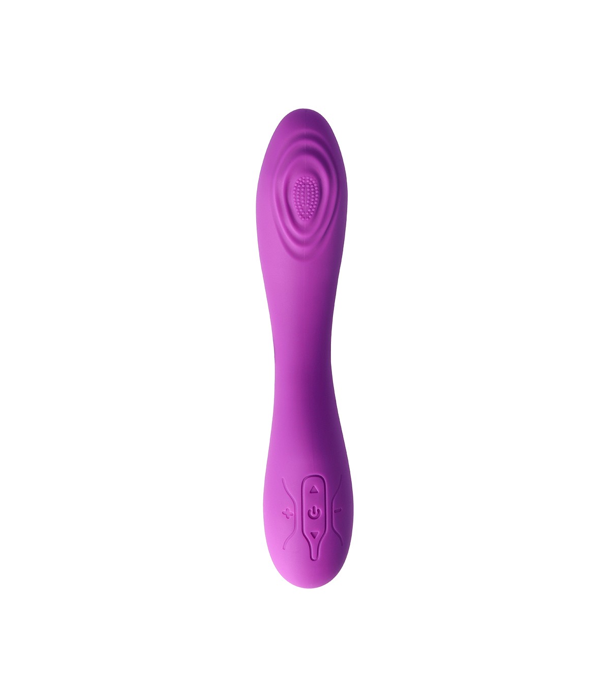 RECHARGEABLE TAPPING VIBRATOR V8 PURPLE — zdjęcie 2