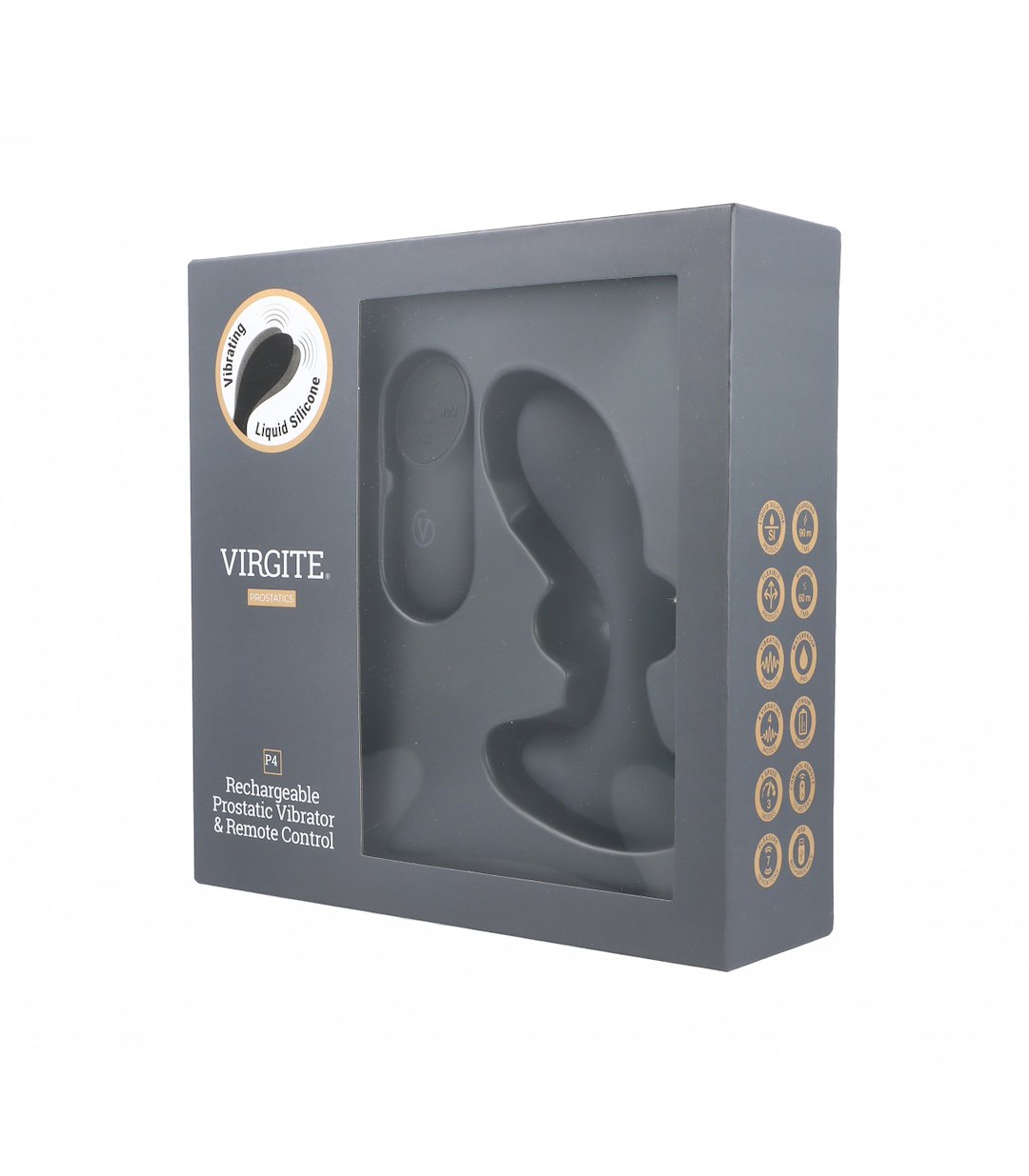 PROSTATIC VIBRATOR P4 W/ REMOTE CONTROL — zdjęcie 2