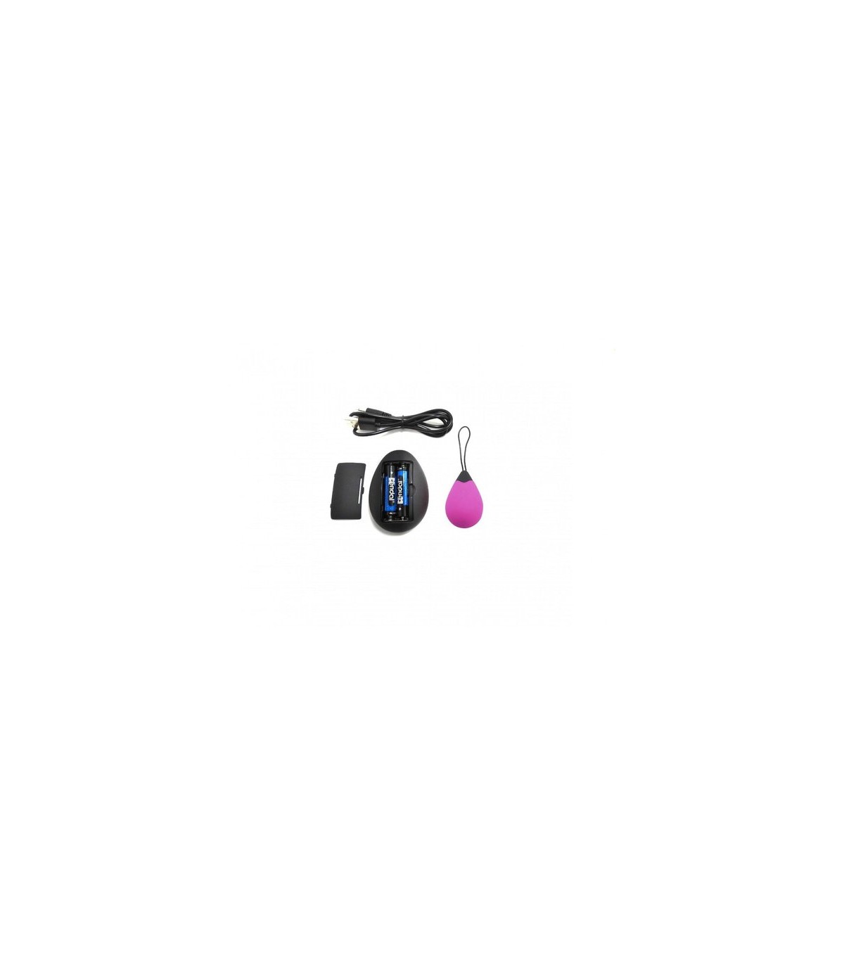 G1 RECHARGEABLE PINK EGG WITH REMOTE CONTROL — zdjęcie 3