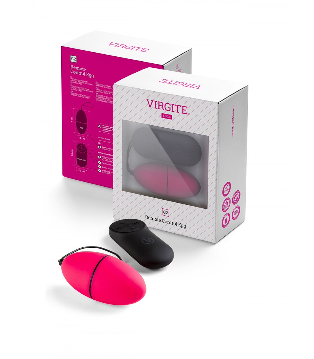 VIRGITE - EGGS - VIBRATING EGG G2 PINK