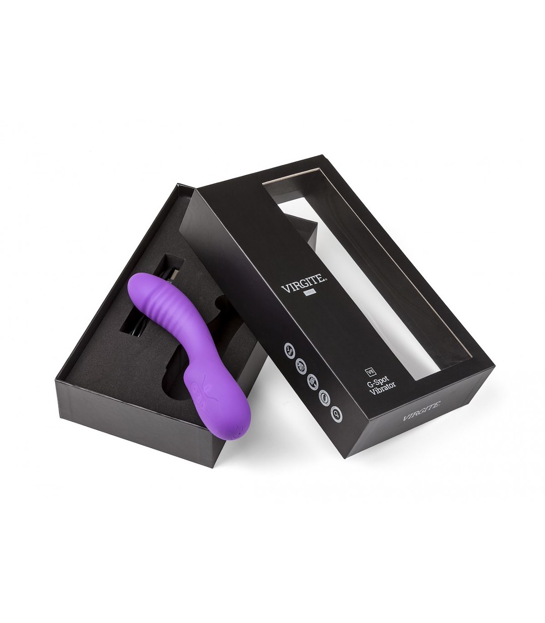 RECHARGEABLE VIBRATOR V5 PURPLE — zdjęcie 3