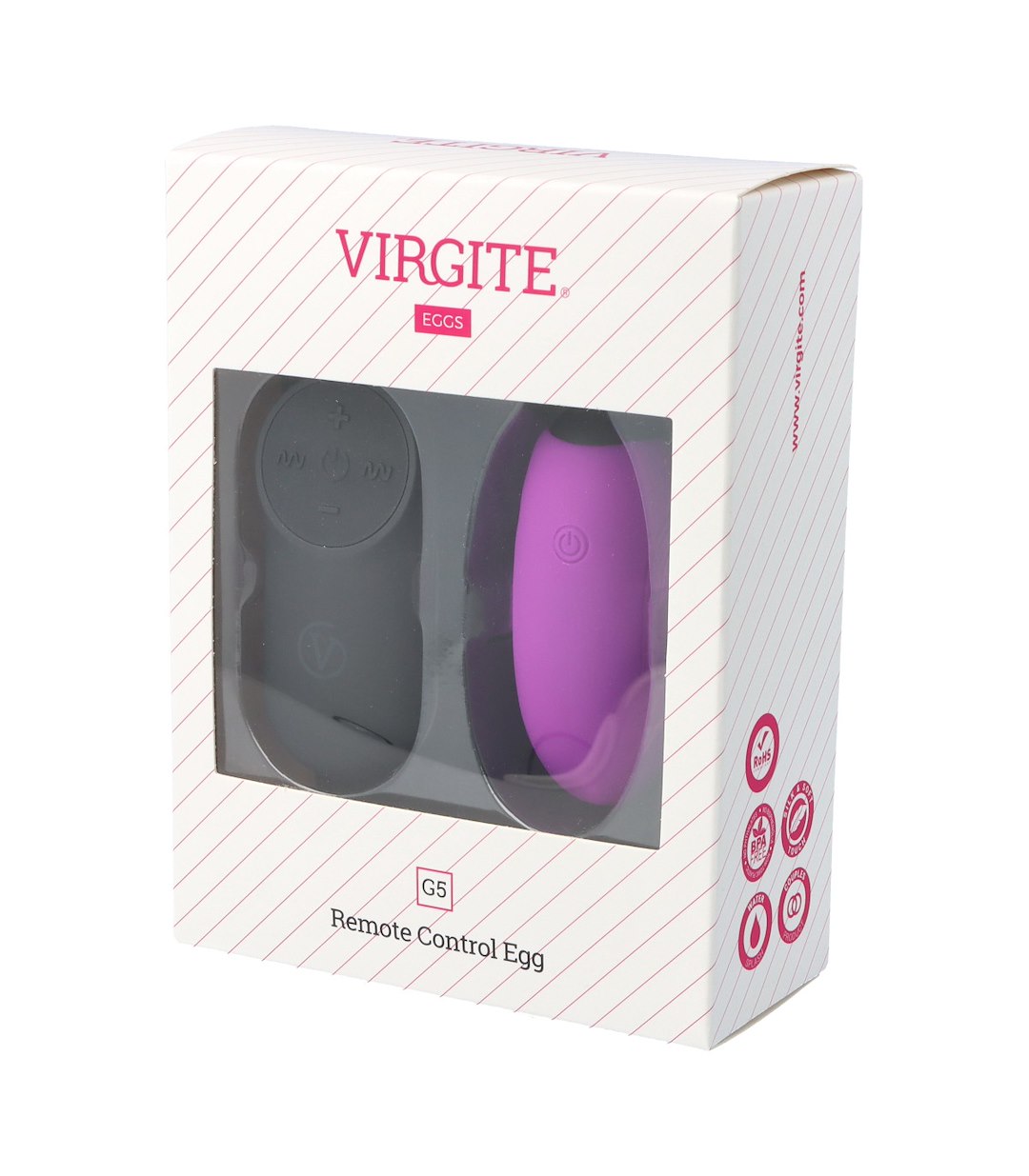 G5 RECHARGEABLE PURPLE VIBRATING EGG — zdjęcie 3