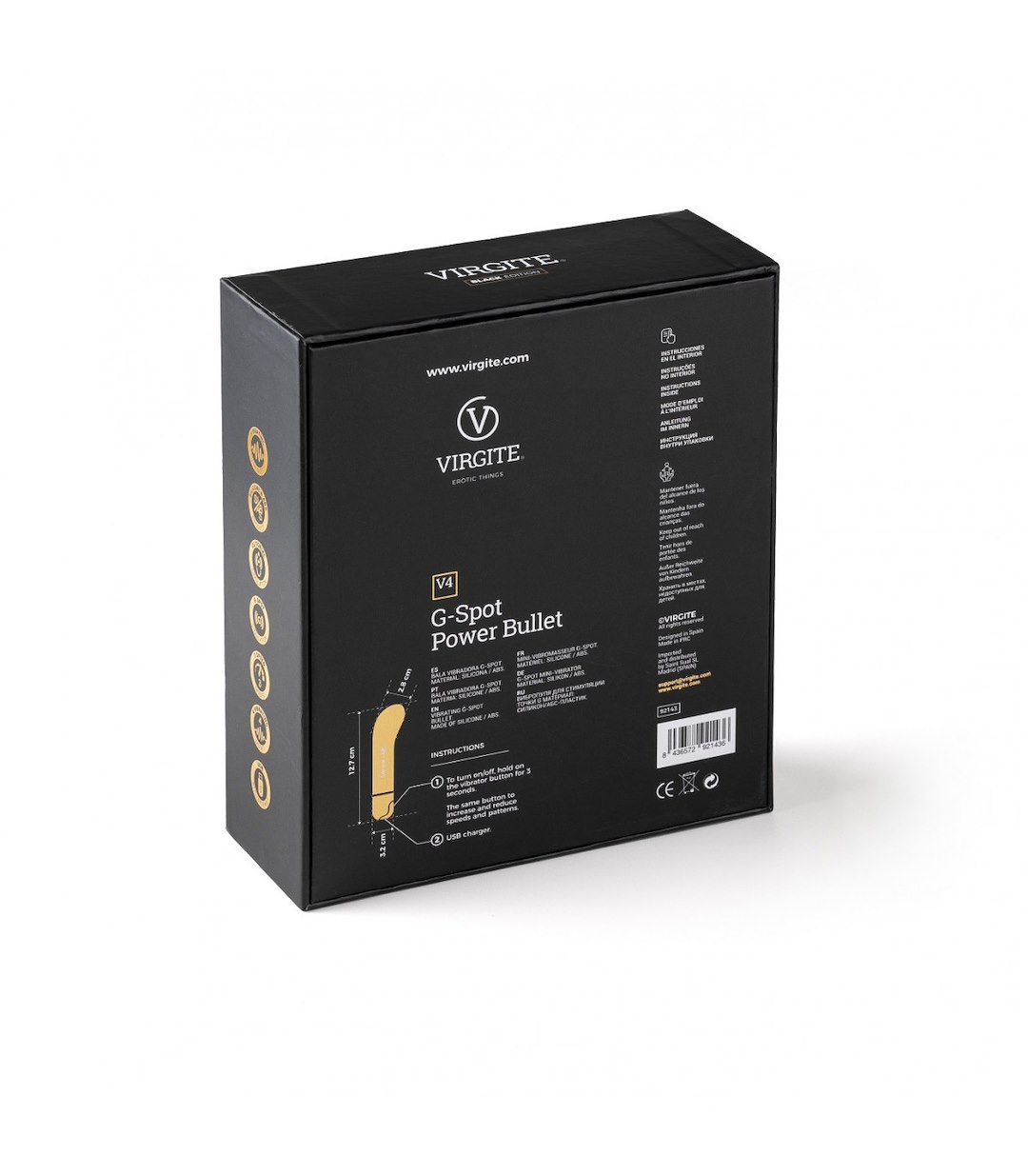 VIBRATING BULLET V4 BLACK EDITION — zdjęcie 3