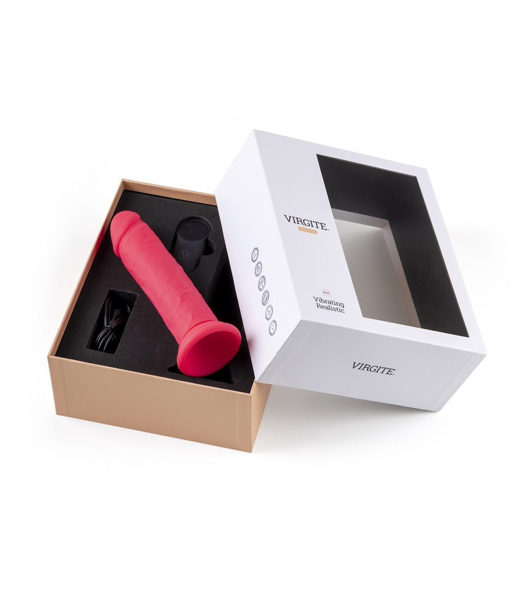 REALISTIC VIBRATOR "R15" PINK 16.5CM W/ — zdjęcie 3