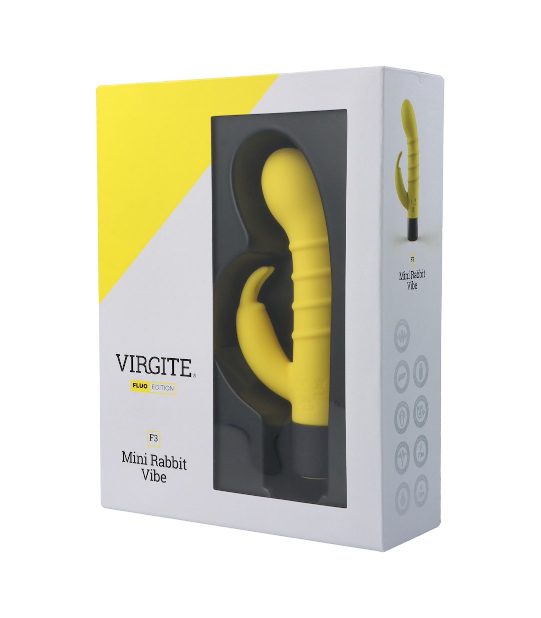 VIRGITE - FLUO - F3 FLUO SILICONE RECHARGEABLE VIBRATOR