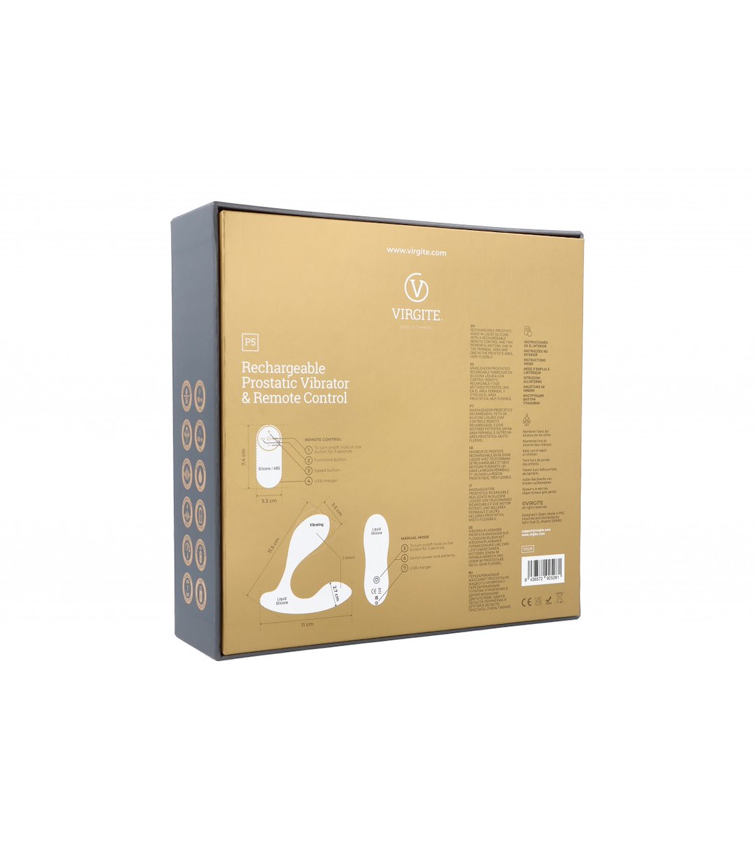 PROSTATIC VIBRATOR P5 W/ REMOTE CONTROL — zdjęcie 3