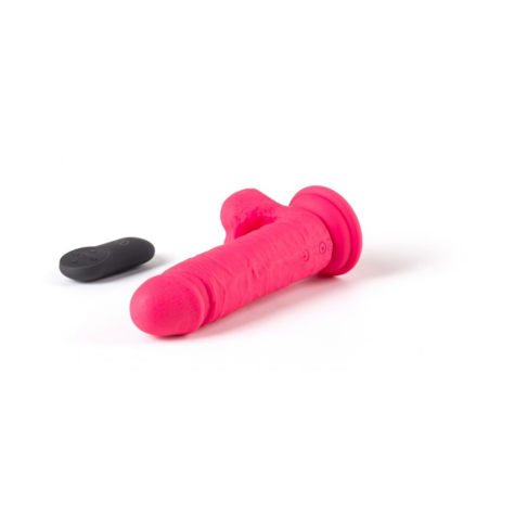 REALISTIC VIBRATOR  R12  PINK 14.4CM W/