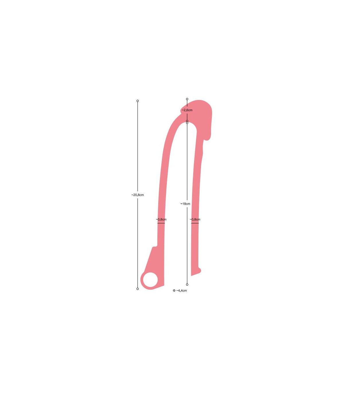REALISTIC PENIS SHEATH S7 FLESH 21 CM W/ VIBRATION — zdjęcie 4