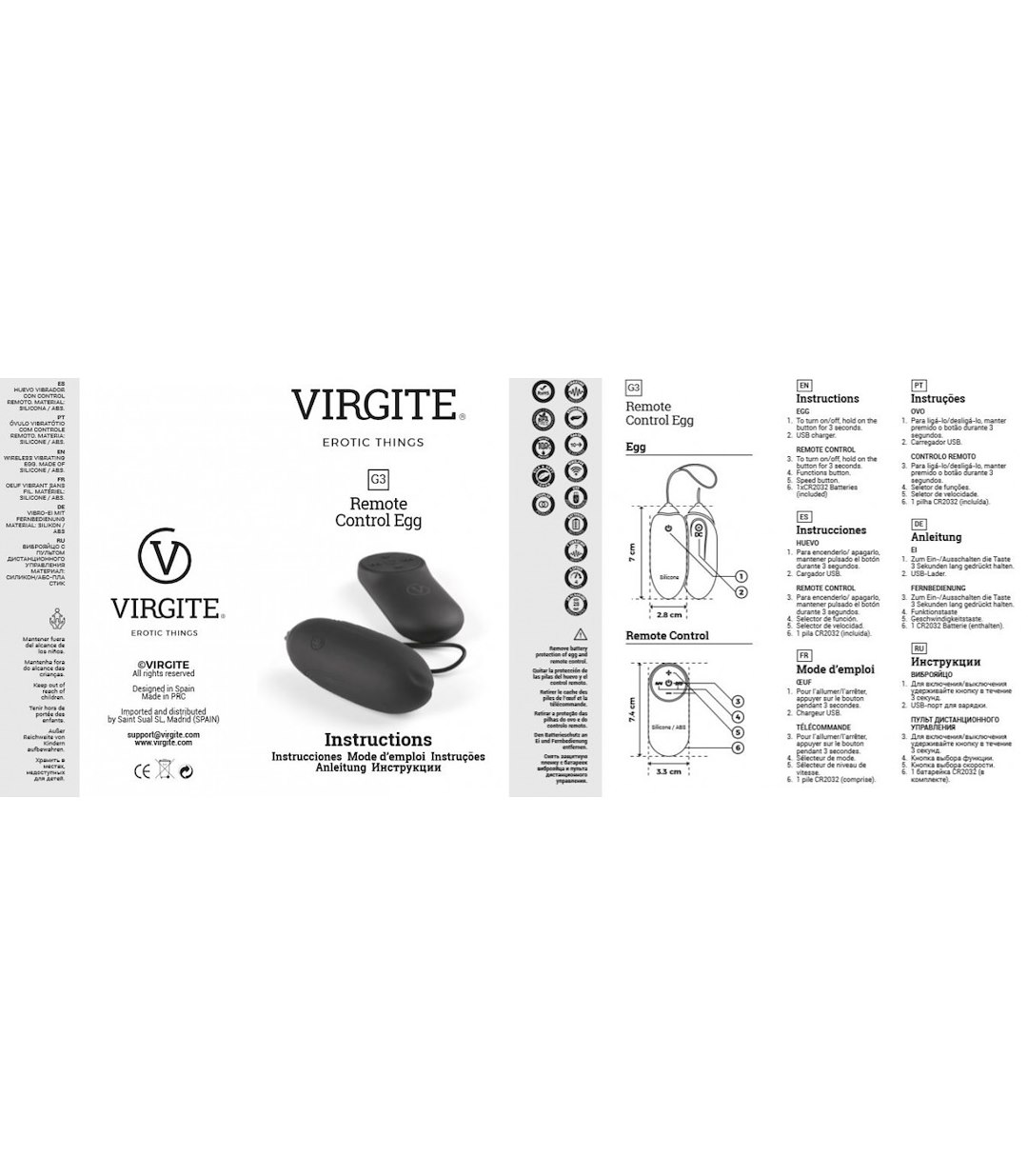 G3 RECHARGEABLE PINK VIBRATING EGG — zdjęcie 4