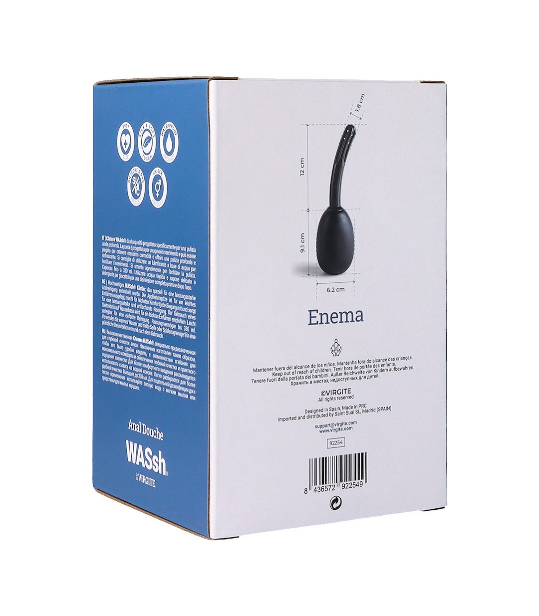 ENEMA ANAL CLEANING ORIFICES BLACK 150 ML — zdjęcie 4