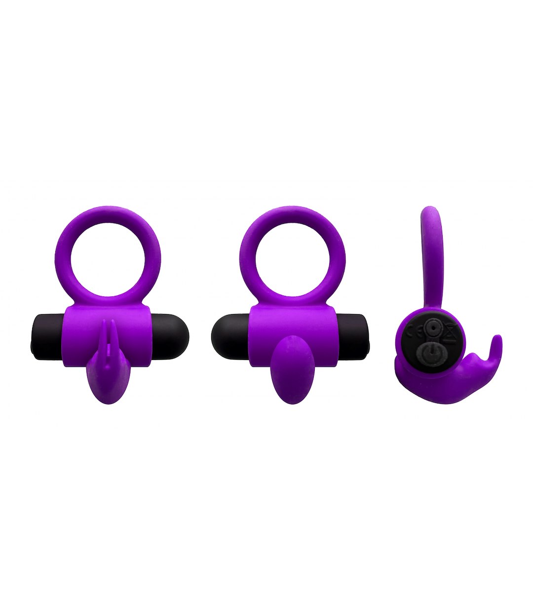 E9 PURPLE RECHARGEABLE VIBRATING RING — zdjęcie 4