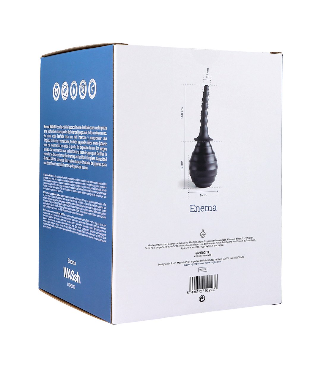ANAL CLEANING ENEMA 330 ML MOD. 5 — zdjęcie 5