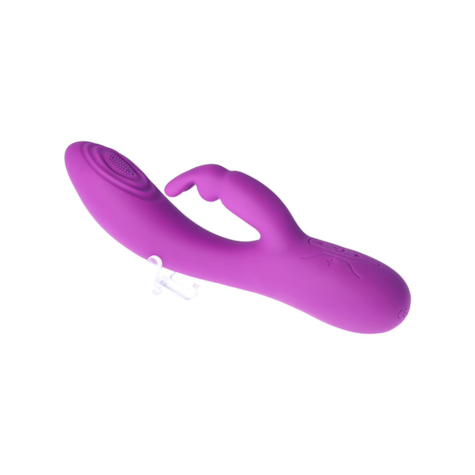 V9 RECHARGEABLE TAPPING VIBRATOR PURPLE