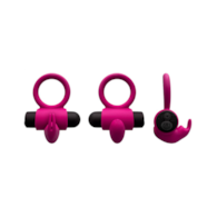 E9 PINK RECHARGEABLE VIBRATING RING