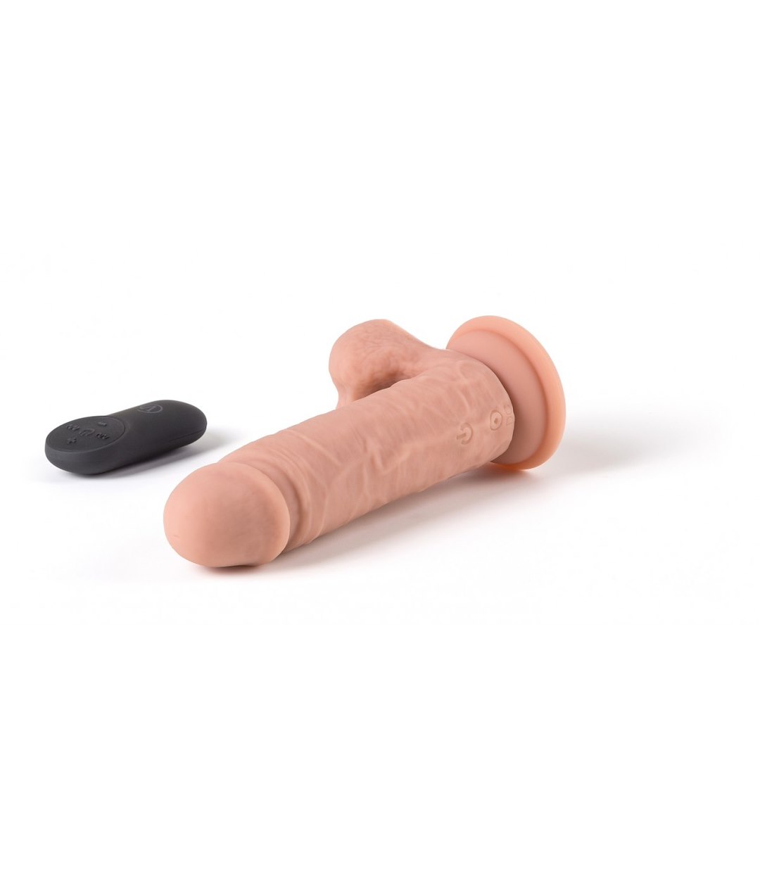 REALISTIC VIBRATOR "R12" FLESH 14.4CM W/ REMOTE CONTROL — zdjęcie 6
