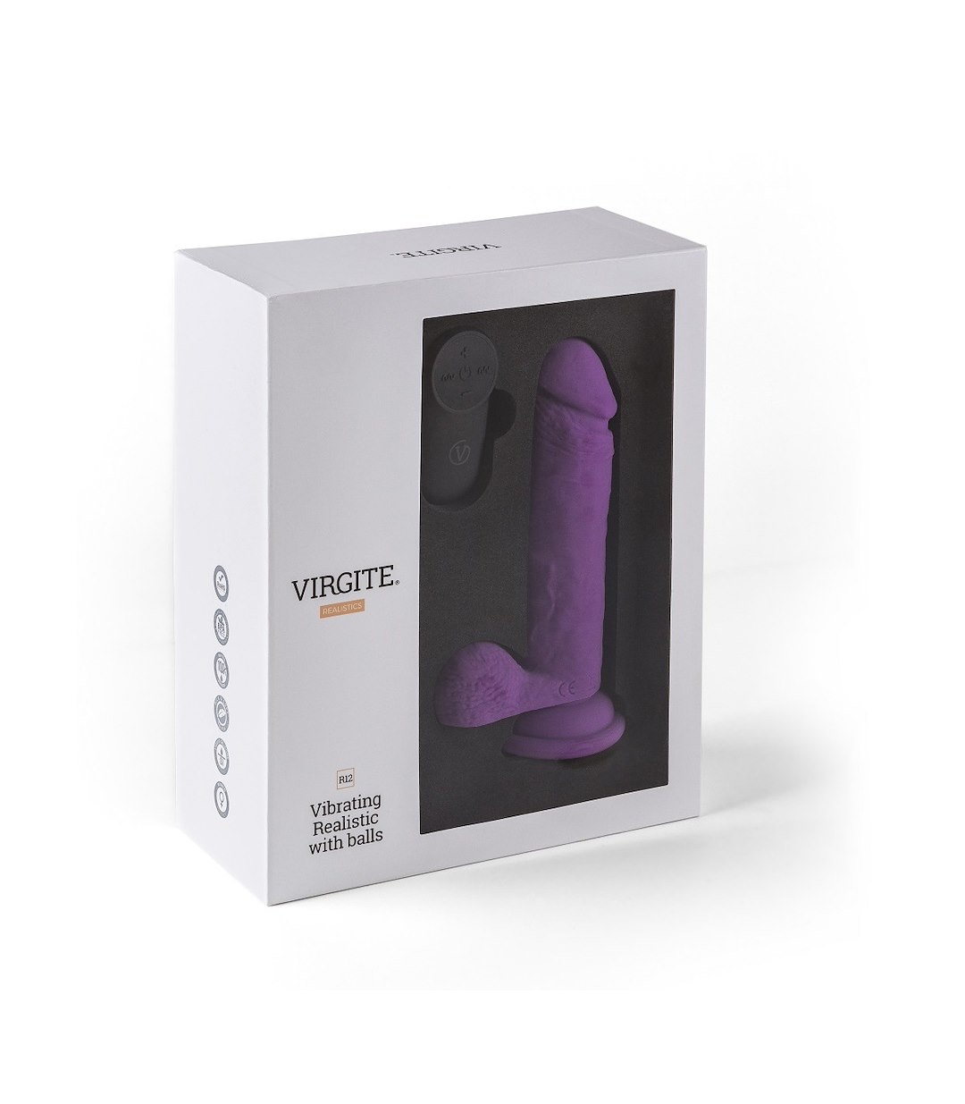 VIRGITE - REALISTICS - REALISTIC VIBRATOR "R12" PURPLE 14.4CM
W