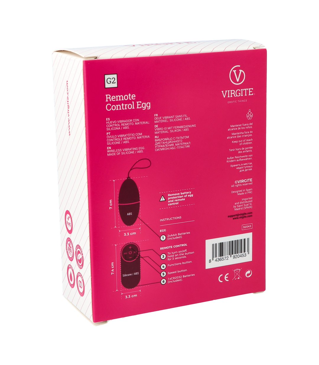 VIBRATING EGG G2 BLACK — zdjęcie 6