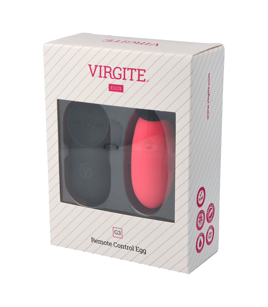 G3 RECHARGEABLE PINK VIBRATING EGG — zdjęcie 6