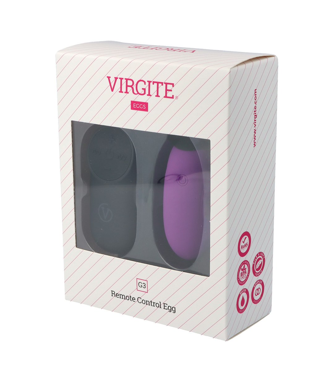 G3 RECHARGEABLE PURPLE VIBRATING EGG — zdjęcie 6