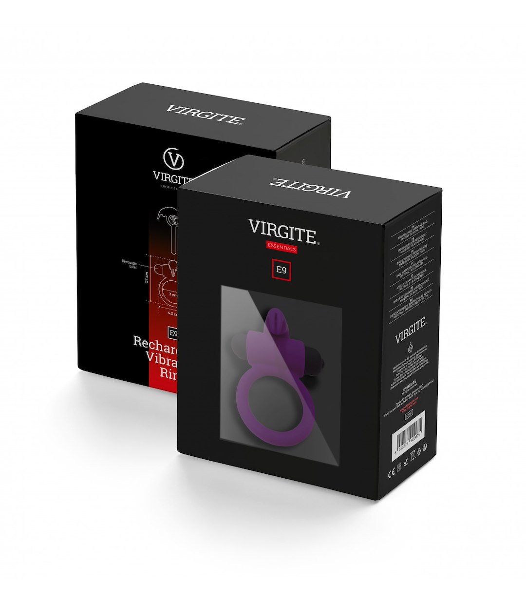 VIRGITE - ESSENTIALS - E9 PURPLE RECHARGEABLE VIBRATING RING